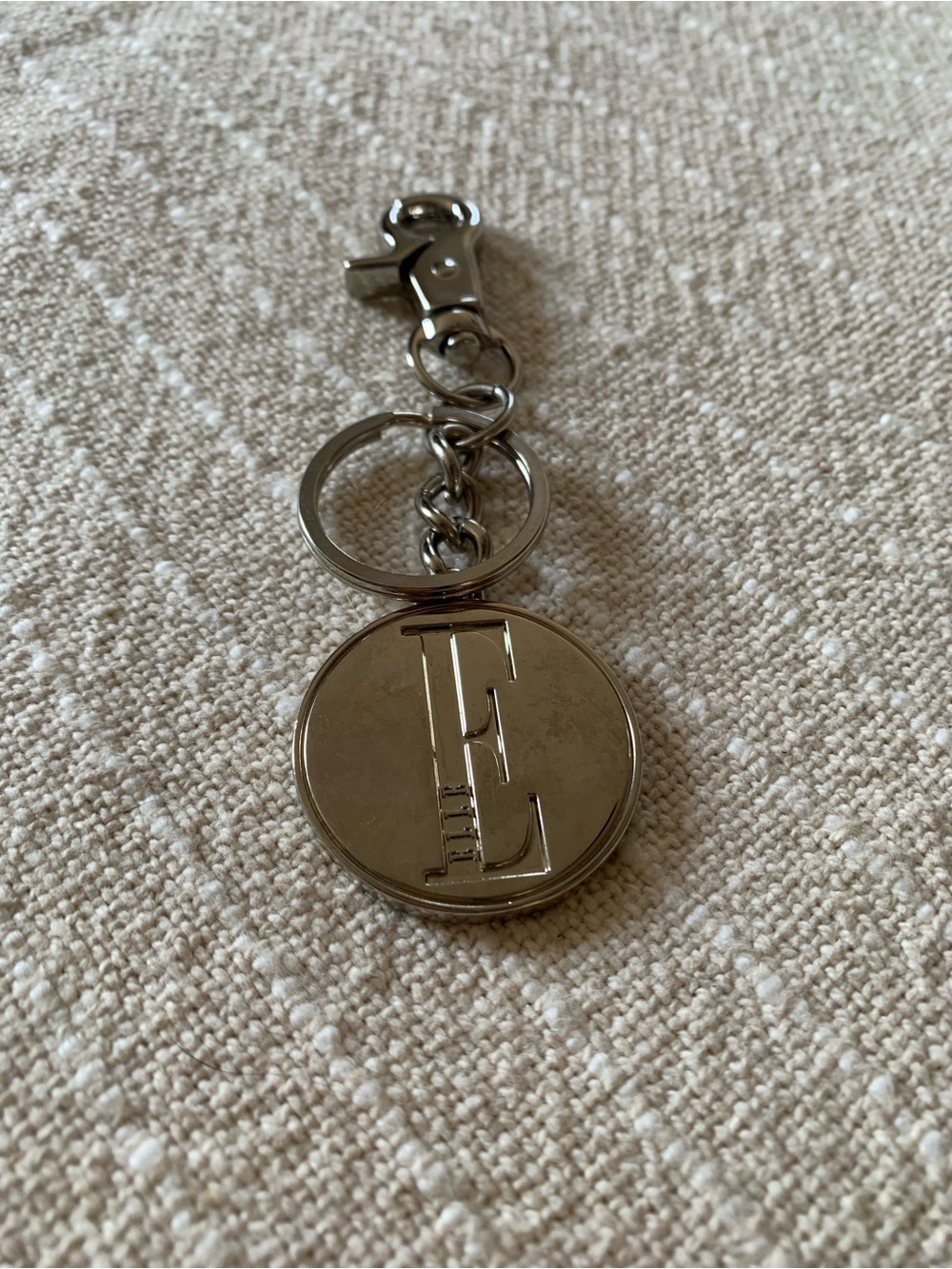 Retro Elle Silver E Purse Charm